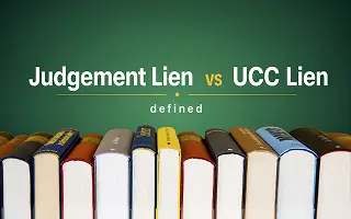 Judgment Lien vs. UCC Lien